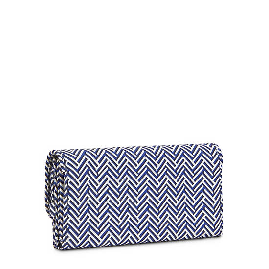 Torebki Kipling Money Land Printed Snap Wallet Szare | PL 1932HA